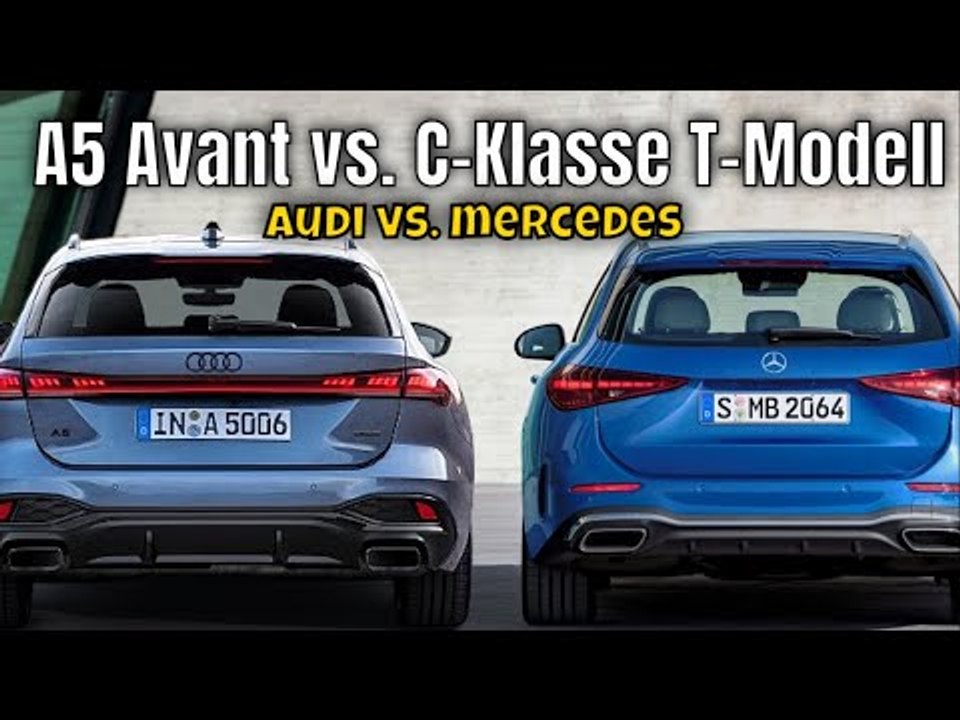 2024 Audi A5 Avant vs. 2021 Mercedes C-Klasse T-Modell: Wer gewinnt?
