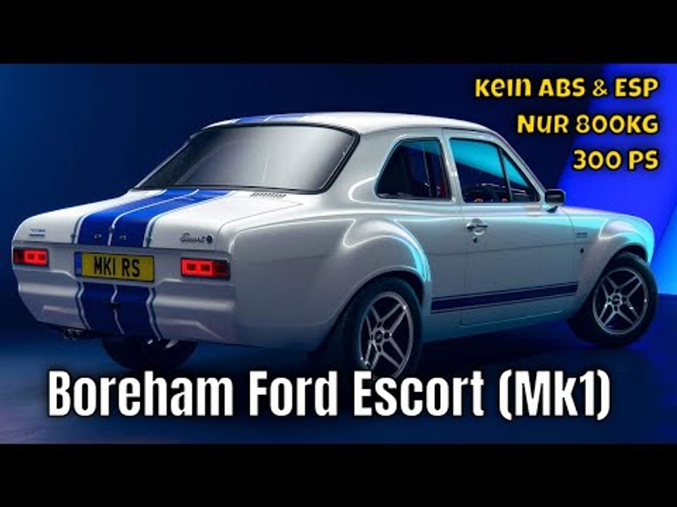 2025 boreham motorworks ford escort (mk1) restomod – widergeburt des hundeknochen