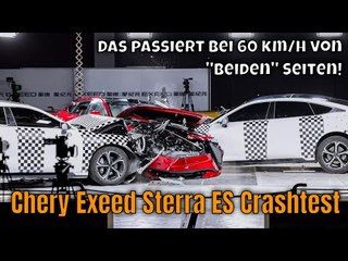 Crash-Test-Versuch: Was passiert bei 60 km/h von "beiden Seiten" im Chery Exeed Sterra ES?