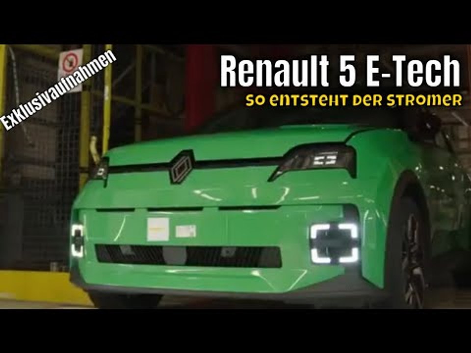 2025 renault 5 e-tech: die produktion exklusiv erleben