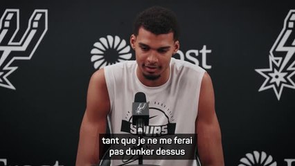 Spurs - Wembanyama, intraitable : "Se faire dunker dessus fait partie du jeu"