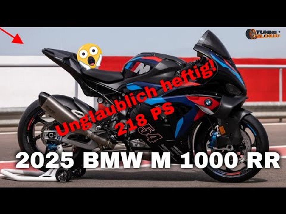 BMW M 1000 RR: 218 PS - Unglaubliches Superbike Update für 2025
