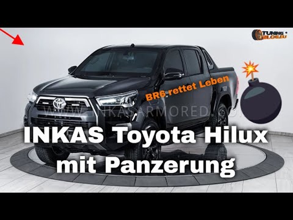 2024 INKAS® Armored Toyota Hilux Pickup: Ultimativer Schutz für jedes Gelände