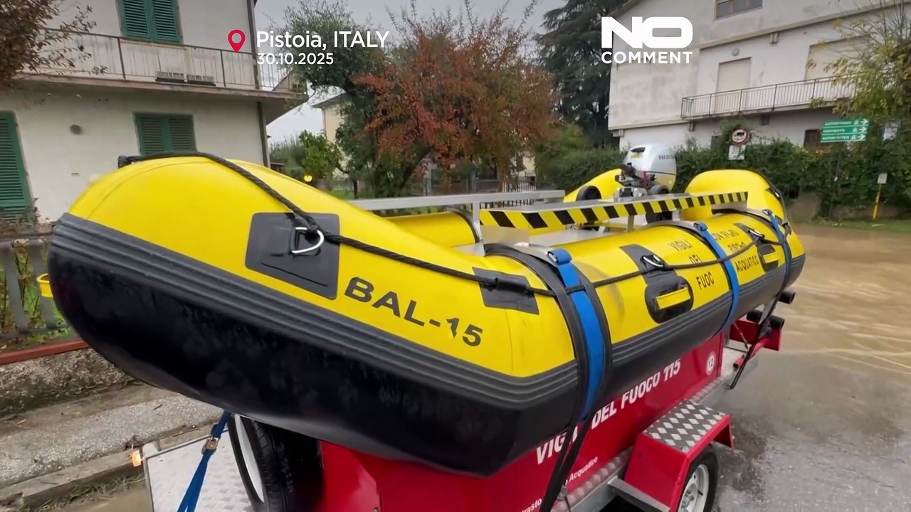 Starkregen setzt mehrere Teile der Toskana unter Wasser