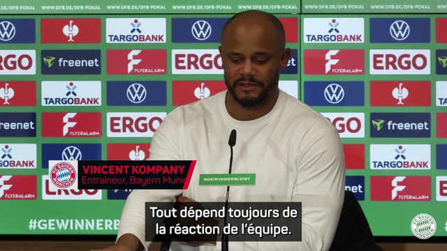 Kompany heureux de la réaction de son équipe