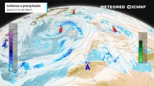 Mudança no padrão atmosférico neste fim de semana, marcado por contrastes. Após sábado com precipitação intensa, domingo deve marcar o regresso do sol a Portugal Continental.