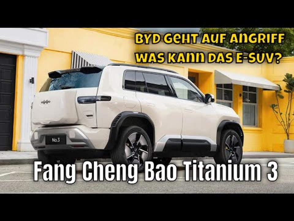 Titanium-reihe: neue elektro-suv 2025 fang cheng bao titanium 3