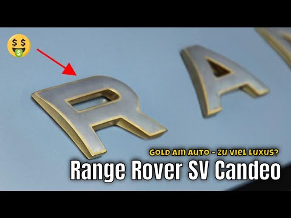 2025 Range Rover SV Candeo: mit 18-Karat-Gold & Luxus pur!