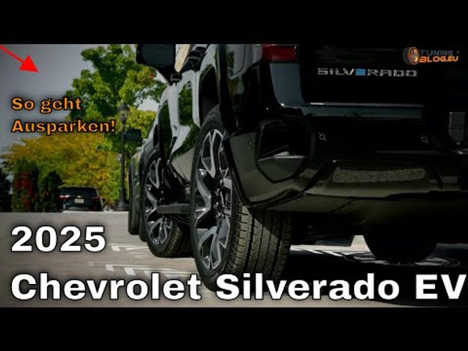 Chevrolet Silverado EV (2025) mit Sidewinder-Modus (CrabWalk) für diagonal Fahren