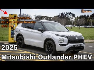 2025 Mitsubishi Outlander PHEV: Das neue SUV-Flaggschiff für Europa!