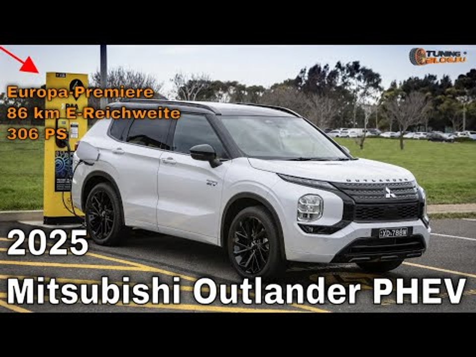 2025 Mitsubishi Outlander PHEV: Das neue SUV-Flaggschiff für Europa!