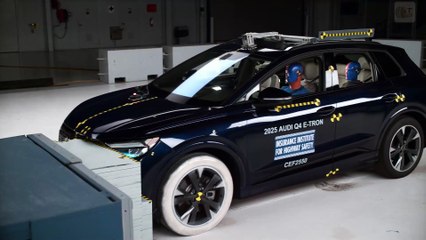 2025 Audi Q4 e-tron: Ergebnisse im neuen IIHS-Seitencrashtest