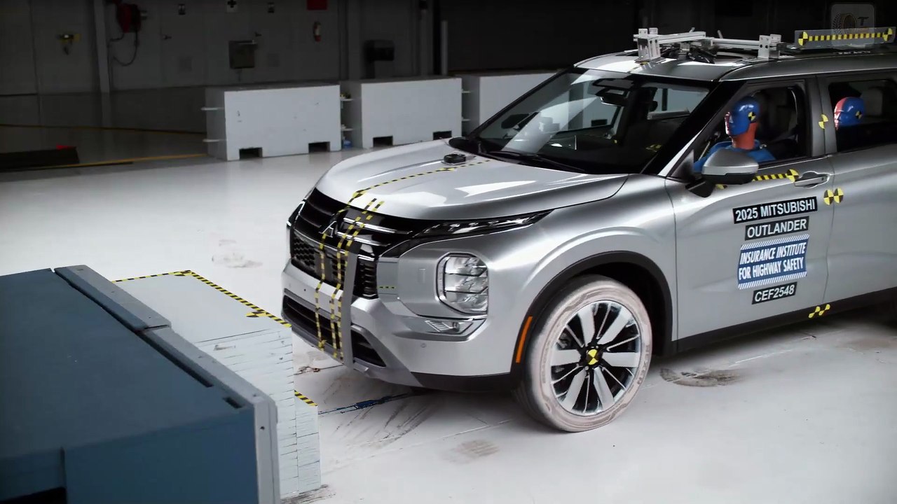 IIHS Seitencrashtest 2025 Mitsubishi Outlander: Neue Sicherheit im Check