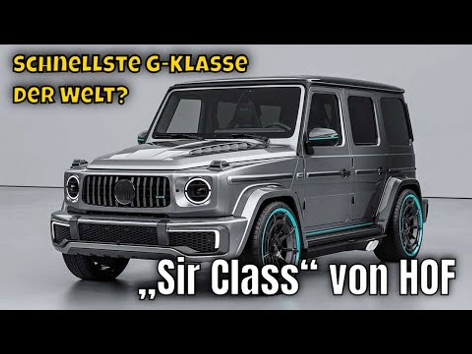 Sir Class SUV: 1.063 PS & Formel-1-Design – 2024 Mercedes-AMG G63 mit irrer Performance