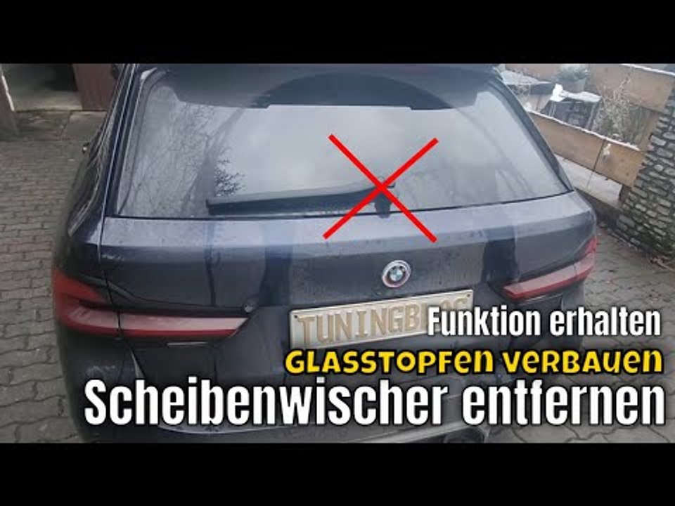 Bmw 5er (g30/g31) wischer weg & cleanes heck | anleitung zum entfernen vom scheibenwischer