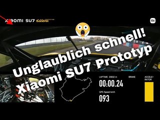 Xiaomi SU7 Ultra Prototype bricht Nürburgring Rekord | die volle Runde