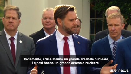 Vance: "Test nucleari cruciali per sicurezza nazionale Usa"