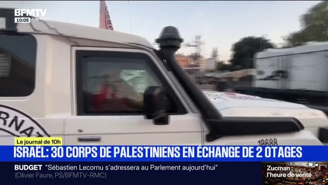Israël a rendu à Gaza 30 corps de Palestiniens en échange de deux dépouilles d'otages