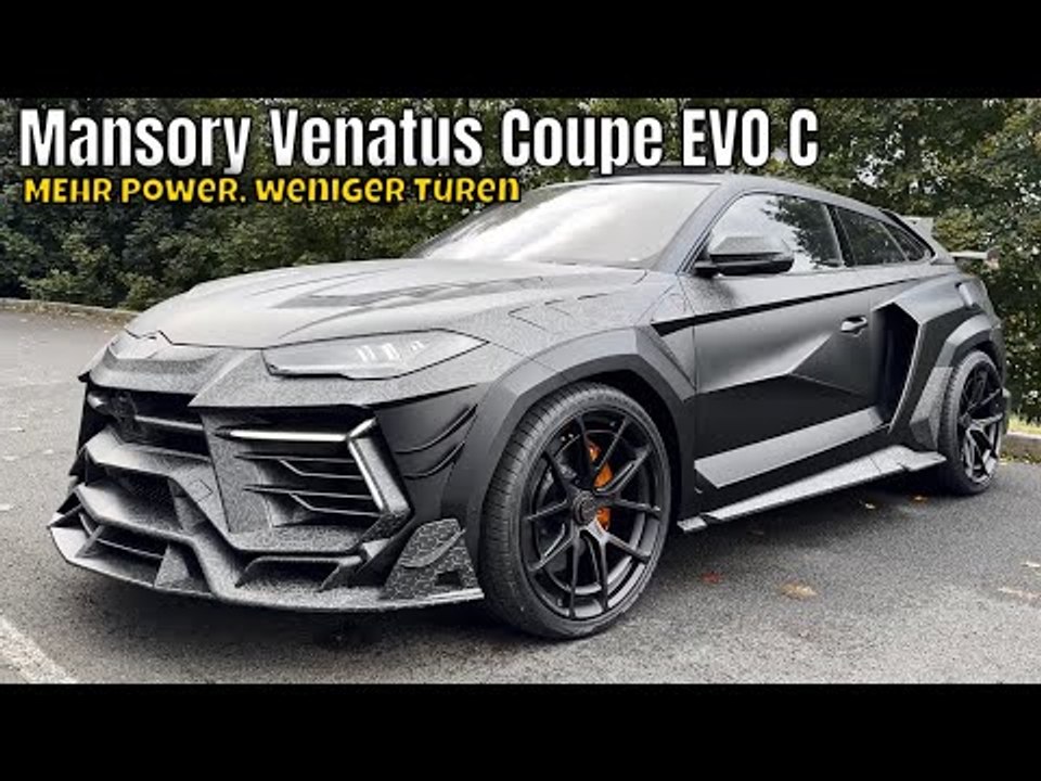 Lamborghini Urus als Zweitürer? Der Mansory Venatus EVO C im Detail!