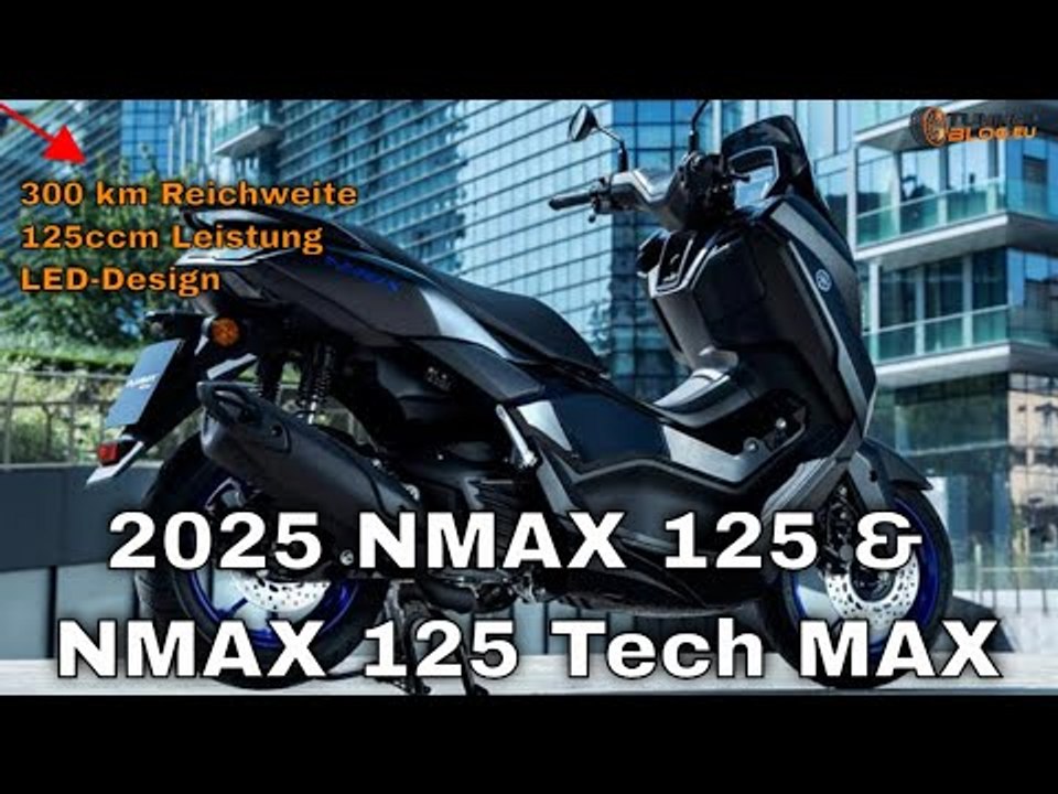 2025 Yamaha NMAX 125 & Tech MAX 2025: Neuer City-Roller im Check!