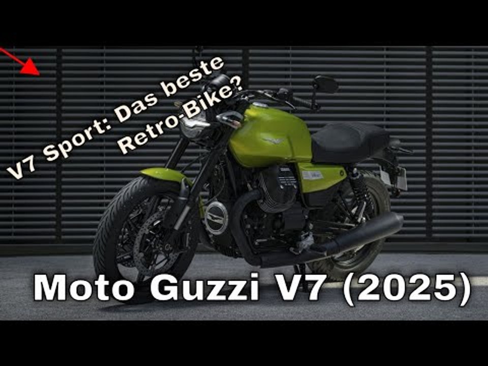 Moto Guzzi V7 (2025): 3 Neue Modelle mit High-Tech und Retro-Charme