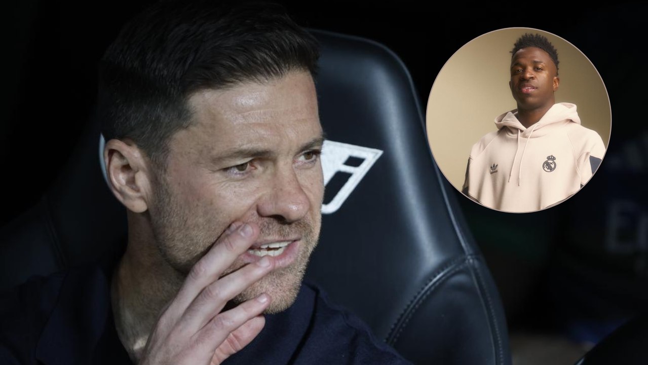 Xabi Alonso se cansa de las preguntas sobre Vini y zanja el tema