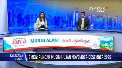 BMKG Prediksi Puncak Musim Hujan Terjadi pada November-Desember 2025