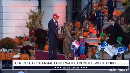Dolcetto o scherzetto? I doni di Trump e Melania per Halloween