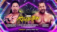 AEW Revolution 2025 : Konosuke Takeshita (c) vs. Kenny Omega - AEW International Championship.