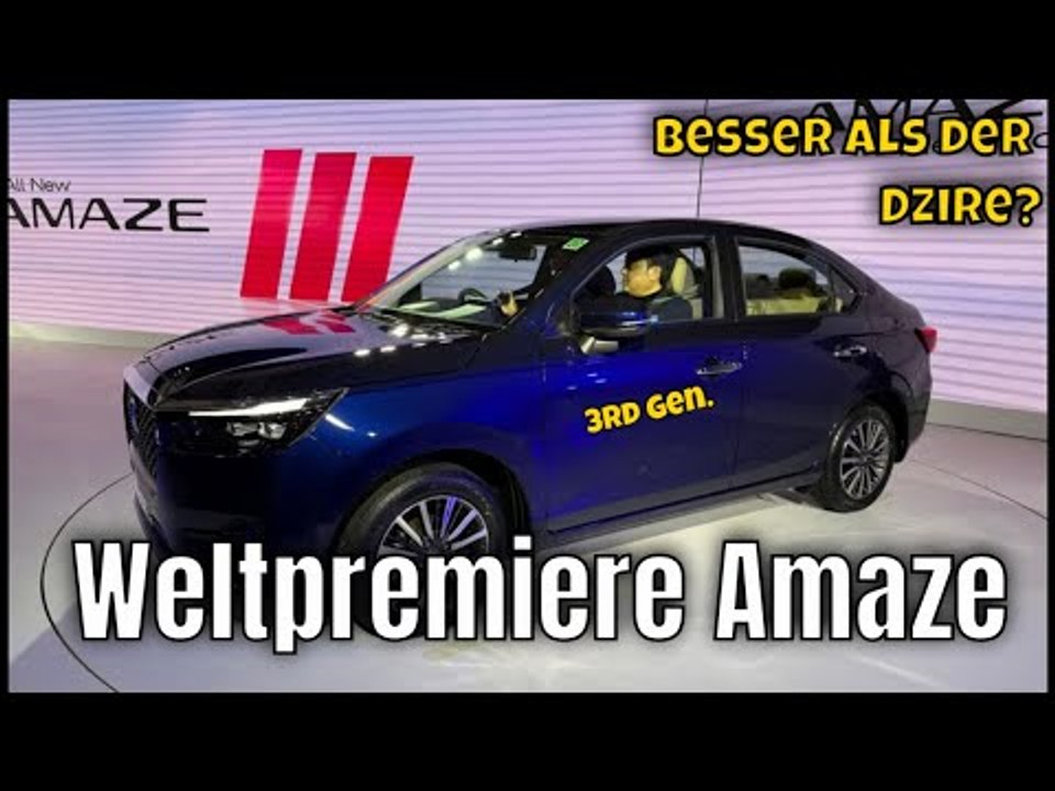 Honda Amaze 2025 – Beste kleine Limousine? | alle Fakten