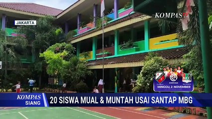 20 Siswa di Meruya Mual dan Muntah Usai Santap MBG, BPOM Ambil Sampel | KOMPAS SIANG