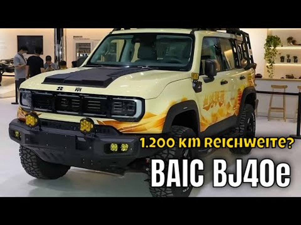 2024 BAIC BJ40e (Beijing): Elektrisches Offroad-SUV mit 1.200 km Reichweite (Beijing BJ40, BJ40 Pro)