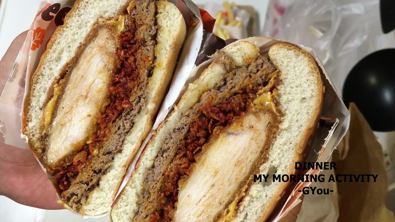 バーガーキングが食べたくてテイクアウト