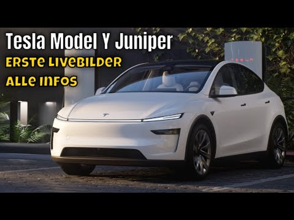 Weltpremiere: 2025 Tesla Model Y Juniper: Was ist neu am beliebten Stromer?