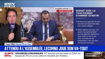 Taxe Zucman: "Nous nous opposons à toutes ces nouvelles taxes qui vont être nocives pour l'économie française", assure Yoann Gillet (RN)