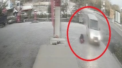 Eniştesine araçla çarpıp kaçtı; o anlar kamerada
