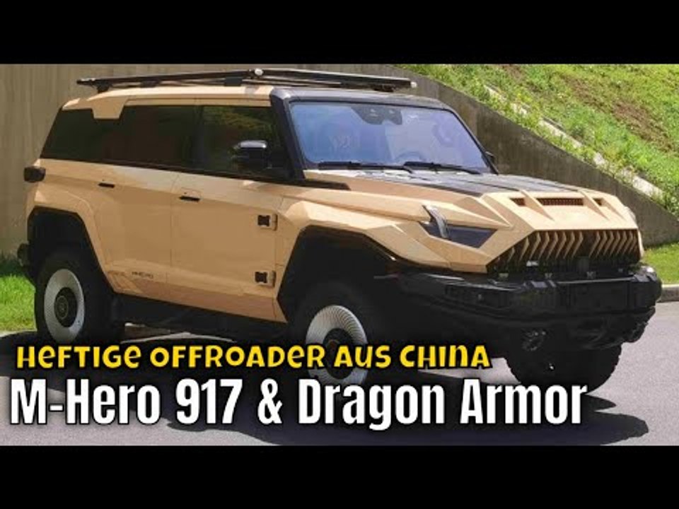 2024 dongfeng m-hero 917 & dragon armor edition: elektro-power der superlative