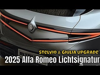 Teaser: Neue Lichtsignatur für Alfa Romeo Stelvio & Giulia