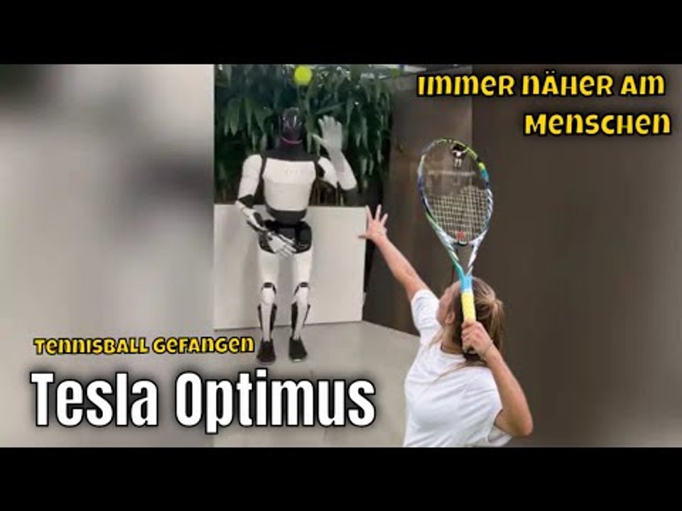 Tesla Optimus: Neue Hände fangen Tennisball