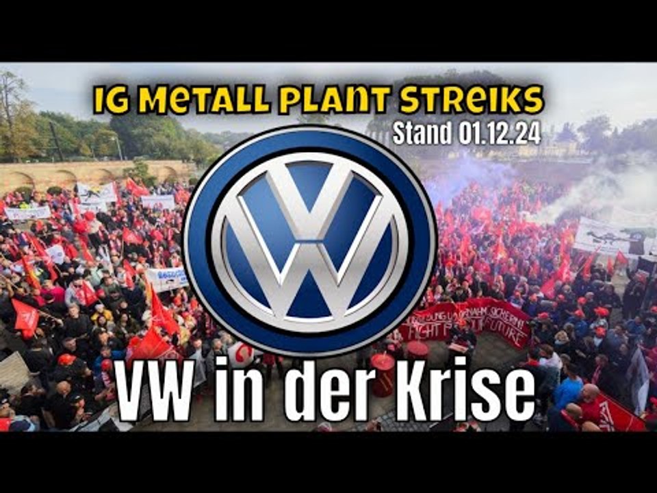 Tarifkonflikt bei VW: IG Metall kündigt Warnstreiks an | Fakten vom 01.12.2024