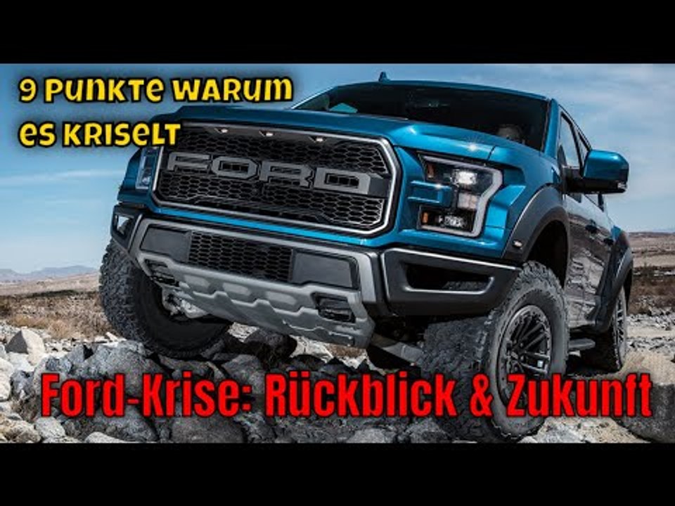 Ford in der Krise: Rückblick & Zukunft | 9 Fakten im Video