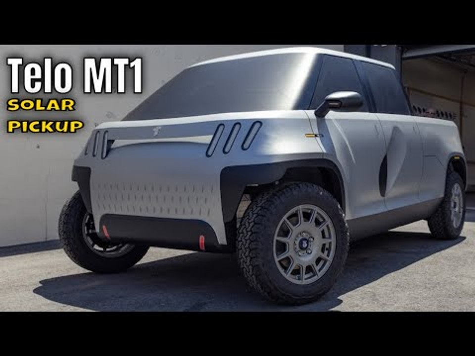 Telo MT1: Ein revolutionärer Mini-Pick-up mit Solaraufladung von Telotrucks