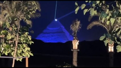 A Giza giochi di luce spettacolari per il nuovo Grande Museo Egizio