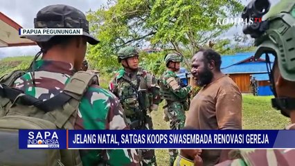 Satgas Koops Swasembada Renovasi Gereja Katolik di Papua, Umat Kini Bisa Ibadah dengan Nyaman