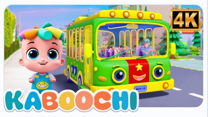 Wheels on the Bus 4K | Nursery Rhymes for Kids by Kids Baby Club