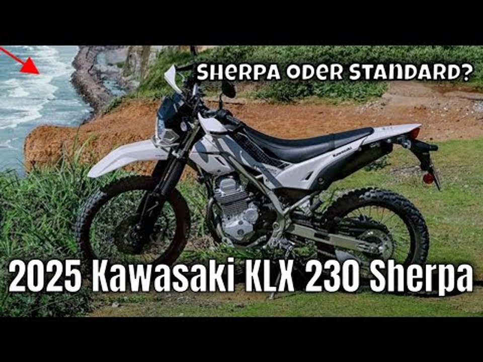 2025 kawasaki klx 230 sherpa: leichter, stärker, geländetauglich | die fakten