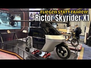 Fliegendes Elektro-Motorrad: Der 2026 Rictor Skyrider X1 im ersten Check!