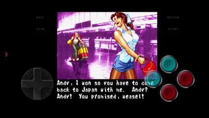 Fatal Fury 3 Mai Shiranui vs Jin Chonshu luta completa