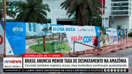 Brasil anuncia menor taxa de desmatamento na Amazônia e Cerrado