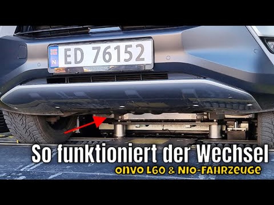 Onvo L60 & NIO-Fahrzeuge Akkuwechsel: In 3 Minuten wieder volle Power!